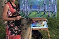 Juliine obrazy zachytávajú jedinečný moment: Plače takmer zakaždým, keď maľuje