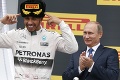 Najodvážnejší muž na svete? Jednoznačne Lewis Hamilton! Pozrite sa, čo vyviedol Putinovi