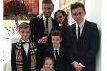 Malí aj veľkí Beckhamovci konečne na spoločnej fotke: Tomu sa povie dokonalá rodinka!