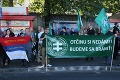 V Bratislave sa protestovalo! Slovenských odporcov islamizácie Európy podporili aj cudzinci