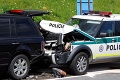 Na Donovaloch havarovali tri služobné policajné autá