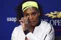 Serena Williamsová v slzách: Svetová tenisová jednotka prežíva ťažké chvíle
