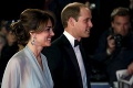 Na premiére bondovky Spectre bolo poriadne rušno: Nechýbal ani princ William s Kate!