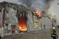 Požiar troch skladov bratislavskej tlačiarne 