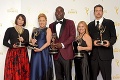 Odovzdávanie cien Emmy sa nezaobišlo bez trapasov: Hviezdy sa kúpali v pote!