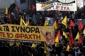 Protest stoviek aktivistov v Grécku: Požadovali voľný prechod migrantov z Turecka