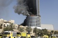 FOTO zo zničeného dubajského hotela: Takto vyzerá po obrovskom požiari!