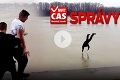 Internetom koluje šialené VIDEO: Bratislavskí tínedžeri riskujú život v ľadovom Dunaji!
