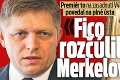 Premiér to na zasadnutí V4 povedal na plné ústa: Fico rozčúlil Merkelovú!