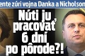 V parlamente zúri vojna Danka a Nicholsonovej: Núti ju pracovať 6 dní po pôrode?!