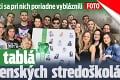 Maturanti sa pri nich poriadne vybláznili: TOP tablá slovenských stredoškolákov!