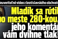 Neuveriteľné video z bratislavského obchvatu: Mladík sa rútil po meste 280-kou, jeho komentár vám dvihne tlak!