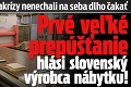 Dôsledky koronakrízy nenechali na seba dlho čakať: Prvé veľké prepúšťanie hlási slovenský výrobca nábytku!