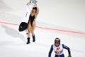 Sexi modelka opäť na seba upozornila: Narušila finále Ligy majstrov aj slalom mužov