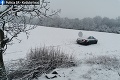 Časť Slovenska prikryla biela perina: Sneh skomplikoval dopravu v týchto úsekoch, výzva polície