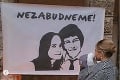 Sajfa a jeho Veronika si uctili pamiatku zavraždeného Kuciaka: Silné slová na námestí v Žiline