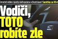 Smutné video z jazdy záchranárov v Bratislave! Sanitka sa 10 minút predierala kolónou: Vodiči, TOTO robíte zle