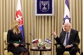 Čaputová počas stretnutia s izraelským prezidentom: Detail na jej páse sa nedal prehliadnuť