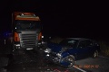 Tragická čelná zrážka auta s kamiónom: Vodič († 65) nemal šancu prežiť