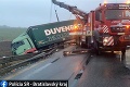 Nehoda na D1 smerom do Bratislavy skomplikovala dopravu: Cestu úplne uzavreli