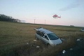 Desivé zábery smrteľnej havárie: Pri Zvolene pomáhali aj leteckí záchranári