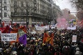 Paralyzovali celú krajinu: Vo Francúzsku vyšlo do ulíc vyše 800 000 ľudí