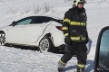 Hromadná dopravná nehoda na diaľnici D1 pred Popradom: Zrazilo sa 17 osobných áut, 2 dodávky a autobus