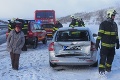 Hromadná dopravná nehoda na diaľnici D1 pred Popradom: Zrazilo sa 17 osobných áut, 2 dodávky a autobus