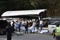 Havária autobusu v Guatemale : Hororové zábery z miesta kde vyhaslo 20 životov