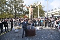 Šialené pomsta ultras vo Švédsku: Odniesla si to Zlatanova socha!