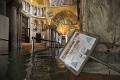 Fotky skazy! V Benátkach opäť stúpla voda, viac než dve tretiny mesta sú zaplavené