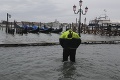 Fotky skazy! V Benátkach opäť stúpla voda, viac než dve tretiny mesta sú zaplavené