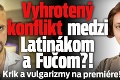 Vyhrotený konflikt medzi Latinákom a Fučom?! Krik a vulgarizmy na premiére!