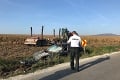 Vážna dopravná nehoda v okrese Topoľčany: Mladú vodičku previezol do nemocnice vrtuľník