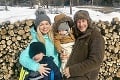 Rodinka Švajdovcov si užíva voľné dni: Prázdniny na snehu