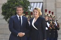 Zuzana Čaputová na stretnutí s francúzskym prezidentom: Prekvapila novým účesom