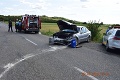 Jeleň na ceste spôsobil dopravnú nehodu: Pri zrážke sa zranili dvaja ľudia