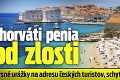 Chorváti penia od zlosti: Drsné urážky na adresu českých turistov, schytali to aj Slováci!