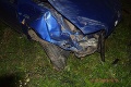 Dopravná nehoda pri Lučenci: Rýchla jazda si vyžiadala dve ťažké zranenia