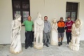V Levoči odhalili sochy z topoľového dreva: Vyrezali Majstra Pavla aj Bielu pani