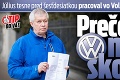 Július tesne pred šesťdesiatkou pracoval vo Volkswagene 2 mesiace: Prečo som musel skončiť!