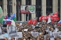 Masívne protesty v Rusku: V Moskve a ďalších mestách zadržali stovky ľudí