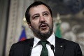Taliansky vicepremiér má problém: Salviniho vyšetrujú za tvrdé zaobchádzanie s migrantmi