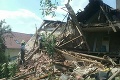 Nešťastie v Medzibrode: Dom v rekonštrukcii sa zrútil, zostali len trosky