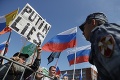 Rusom došla trpezlivosť: Tisíce ľudí sa zišli na zhromaždení na podporu nezávislých kandidátov