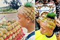 Predajca ananásov si vymyslel kurióznu frizúru: Teraz valcuje internet