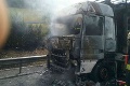 Požiar kamióna na diaľnici D1, zasahujú hasiči: Úsek je neprejazdný!