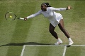 Serena dostala mastnú pokutu: Čo stvárala na kurte pred Wimbledonom?