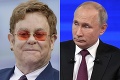 Putin a Elton John si skočili do vlasov: Ste pokrytec, ostro vyhlásil spevák