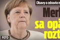 Obavy o zdravie nemeckej kancelárky: Merkelová sa opäť celá roztriasla!